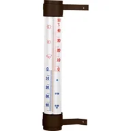 Stacje pogodowe - Termometr zaokienny przyklejany brąz 45 x 290 mm Bioterm - miniaturka - grafika 1