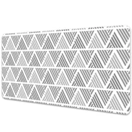 Podkładki na biurko - Mata na biurko Geometryczny wzór w trójkąty 90x45 cm - miniaturka - grafika 1