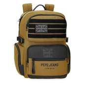 Plecaki - Pepe Jeans Bromley, plecaki, plecaki kabinowe, poliester, różne rozmiary, czarny, zielony, czerwony, szary, poliester od Joumma Bags, Ochra, Talla única, Plecak komputerowy - miniaturka - grafika 1