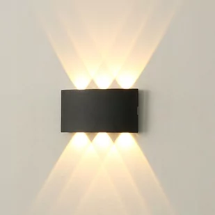 Lampa Kinkiet Led Nowoczesna Góra Dół Ścienna Loft - Lampy ścienne - miniaturka - grafika 1