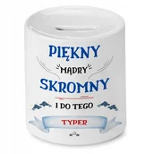 Skarbonki - Skarbonka Dla Typera na Urodziny na Prezent z Nadrukiem ze Zdjęciem + Opakowanie na prezent (wzór 03) - miniaturka - grafika 1