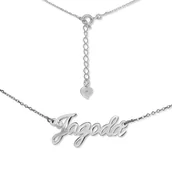 Naszyjniki - Naszyjnik srebrny Ag 925 imię Jagoda JAGODA/CEL/R - miniaturka - grafika 1