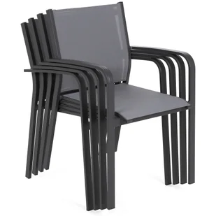Meble ogrodowe aluminiowe Katania Square Grey / Window Grey 8+1 - Meble ogrodowe - miniaturka - grafika 7