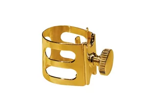 Ligaturka Stewart Ellis Saxofon sopranowy złocona SELG-SGD - Akcesoria do instrumentów dętych - miniaturka - grafika 1