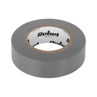 Rebel Taśma izolacyjna Rebel 0,13x19mm x 18,2m szara LEC-18707 - Taśmy izolacyjne i naprawcze - miniaturka - grafika 1