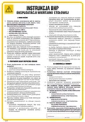 Instrukcje stanowiskowe BHP - IAC09 INSTRUKCJA BHP EKSPLOATACJI WIERTARKI STOŁOWEJ, HN - PŁYTA ELASTYCZNA 0,4MM; (245X350MM) - miniaturka - grafika 1
