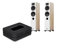 Zestawy stereo - Bluesound POWERNODE (czarny) + Diva 5 (dąb) - miniaturka - grafika 1