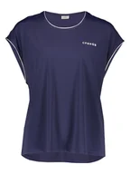 Koszulki sportowe damskie - Copenhagen Studios Koszulka sportowa w kolorze granatowym - miniaturka - grafika 1