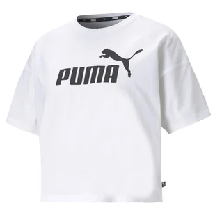 PUMA KOSZULKA ESS CROPPED LOGO 58686602 r M - Koszulki i topy damskie - miniaturka - grafika 1
