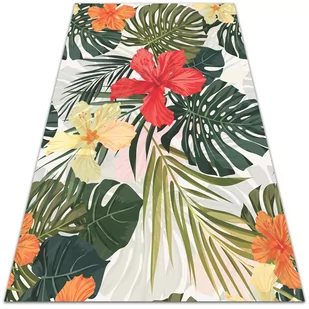 Modny winylowy dywan Rajskie kwiaty 150x225 cm - Dywany - miniaturka - grafika 1