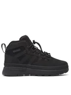 Buty dla chłopców - Timberland Trzewiki Euro Trekker Mid Leather TB0A683V0151 Czarny - miniaturka - grafika 1