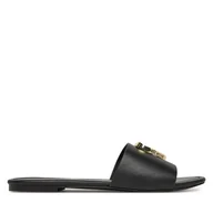 Klapki i japonki damskie - Klapki LOVE MOSCHINO JA28161G0MIA0000 Czarny - miniaturka - grafika 1