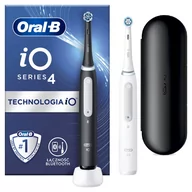 Szczoteczki elektryczne - Oral-B iO 4 2szt. Black&White - miniaturka - grafika 1