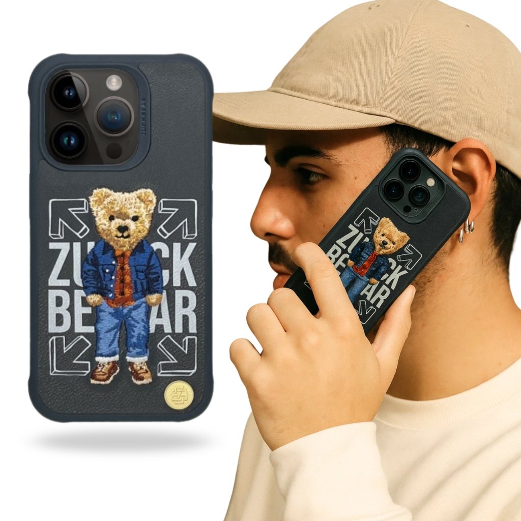 Etui Na Telefon Zuck Bear Do Iphone 15 Pro Max Plecki Nakładka Eko Skóra