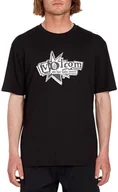 Koszulki męskie - t-shirt męski VOLCOM V ENTERTAINMENT TEE Black - miniaturka - grafika 1