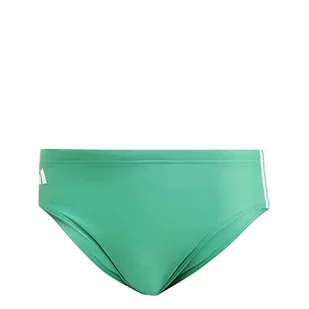 adidas Męskie bokserki z 3 paskami, Court Green/White, HT2065, 4, Court Green/White, S - Kąpielówki męskie - miniaturka - grafika 1