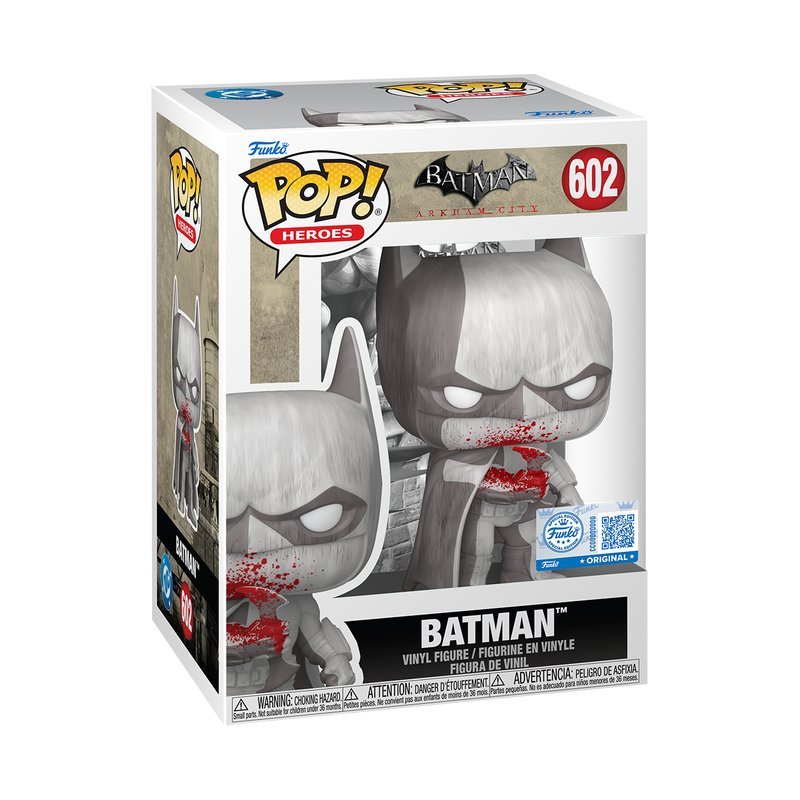 Funko, Funko POP! Exclusive, GRY WIDEO, Figurka Kolekcjonerska, Arkham City, Batman (WH)(BD)
