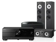 Kino domowe - Yamaha RX-A2A (czarny) + 603 S3 + HTM6 S3 + MusicCast 50 (czarny) - miniaturka - grafika 1