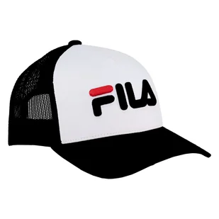 Czapka z daszkiem FILA BEPPU TRUCKER FCU0025-83004 – Biały - Czapki damskie - miniaturka - grafika 1