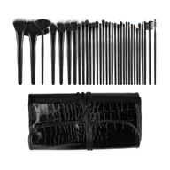 Pędzle do makijażu - TOOLS FOR BEAUTY TOOLS FOR BEAUTY ZESTAW 32 PĘDZLI DO MAKIJAŻU BLACK - miniaturka - grafika 1