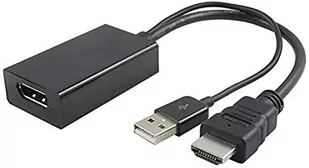 PremiumCord Premium Cord Adapter HDMI na DisplayPort gniazdo / gniazdo z zasilaniem USB - Kable - miniaturka - grafika 2