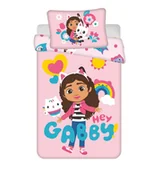 Pościel dla dzieci - Komplet Pościeli Koci Domek Gabby 24BS079 100 x 135 cm - miniaturka - grafika 1
