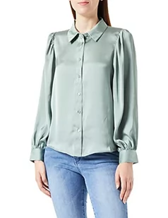 ONLY Damska koszula z długim rękawem, bufiaste rękawy, Lily Pad, XL - Koszule damskie - miniaturka - grafika 1