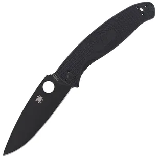 Nóż składany Spyderco Resilience Lightweight, Black Blade Plain 8Cr13MoV (C142PBBK) - Noże - miniaturka - grafika 1