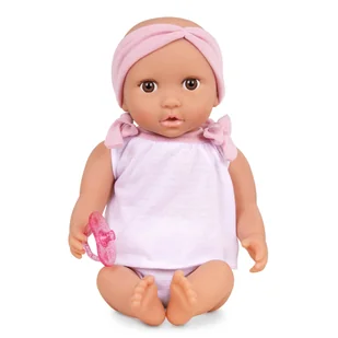 Lullababy Lalka NIEMOWLĘ 35cm ze smoczkiem eu - Lalki dla dziewczynek - miniaturka - grafika 1