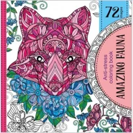 Poradniki hobbystyczne - Kolorowanka antystresowa 200x200 Amazing Fauna TW Nowa - miniaturka - grafika 1