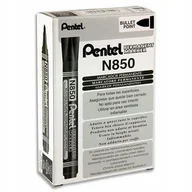 Markery do tablic - Pentel Marker permanentny 1.1mm czarny okrągły N850 PN5764 - miniaturka - grafika 1