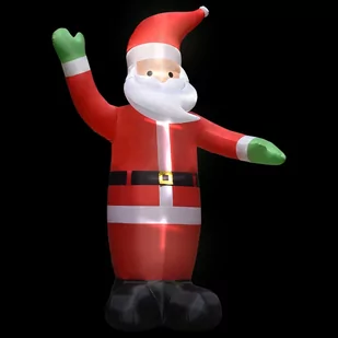 vidaXL Nadmuchiwany Mikołaj z LED, dekoracja świąteczna, IP44, 3,6 m vidaXL - Oświetlenie świąteczne - miniaturka - grafika 1