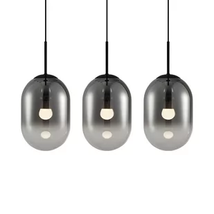 Lampa wisząca ALIAS BLACK 3xE14 - Lampy sufitowe - miniaturka - grafika 1