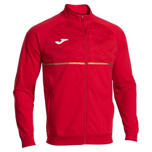 Joma Męska kurtka sportowa z długim rękawem, XS-3XL, oddychająca, z bocznymi kieszeniami, idealna do biegania i treningu, Record III
