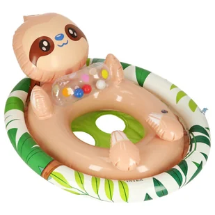 INTEX 59570 Kółko do pływania dla niemowląt koło pontonik dla dzieci dmuchany z siedziskiem leniwiec max 23kg 3-4lata - Materace dmuchane i koła do pływania - miniaturka - grafika 1