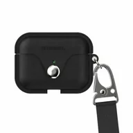 Akcesoria do słuchawek - Diesel Etui Leather Case Apple AirPods Pro, czarne - miniaturka - grafika 1