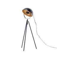 Lampy stojące - Beliani Lampa stojąca biało-złota THAMES - miniaturka - grafika 1