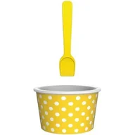 Inne naczynia kuchenne - Zak! DESIGNS Miseczka na lody 8cm DESIGNS żółto-biała 1752-660 - miniaturka - grafika 1