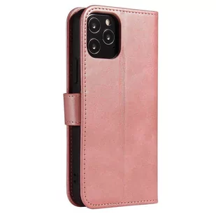 Magnet Case elegancki futerał etui pokrowiec z klapką i funkcją podstawki Samsung Galaxy A20e różowy - Etui i futerały do telefonów - miniaturka - grafika 3