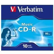Verbatim CD-R Audio 80 min x16 10szt Live it !