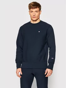 Champion Bluza Reverse Weave C Logo 216495 Granatowy Regular Fit - Bluzy sportowe męskie - miniaturka - grafika 1