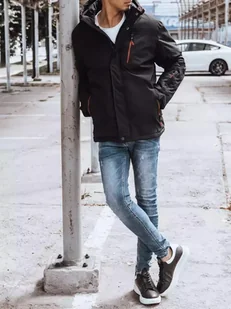 Kurtka męska zimowa czarna Dstreet TX4239-S - Kurtki męskie - miniaturka - grafika 1
