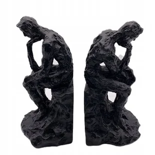 BOOKEND do książek podpórka MYŚLICIELE czarny mat - Podpórki do książek - miniaturka - grafika 1