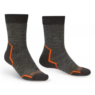 Męskie skarpety trekkingowe Bridgedale Explorer Heavyweight Merino Comfort Boot anthracite - 40-43 - Skarpetki męskie - miniaturka - grafika 1