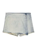 Spodenki damskie - Guess Szorty jeansowe J5GD08 D45E0 Niebieski Regular Fit - miniaturka - grafika 1