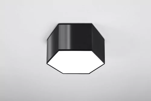 Sollux Lighting Plafon SUNDE 15 czarny