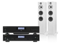 Zestawy stereo - Rotel A12 MKII (czarny) + CD14 MKII (czarny) + 603 S3 (biały) - miniaturka - grafika 1