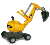 Jeździki dla dzieci - Koparka Jeździk Obrotowa Żółta Cat Rolly Toys - miniaturka - grafika 1