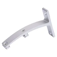 Akcesoria do wystroju okien - Wspornik podwójny aluminium inox 12 cm - miniaturka - grafika 1