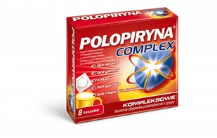 Zakłady Farmaceutyczne Polpharma Polopiryna Complex 8 saszetek 3042911 - Przeziębienie i grypa - miniaturka - grafika 1